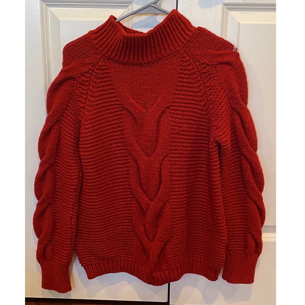 red sweater